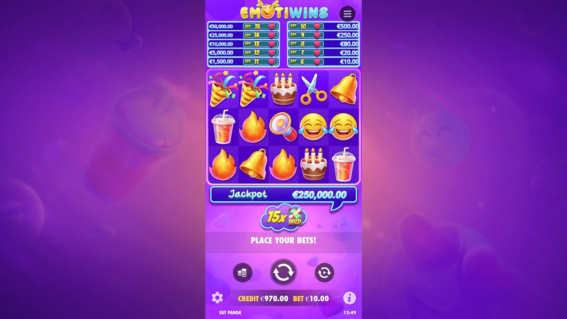Emotiwins - screenshot with slot description 2